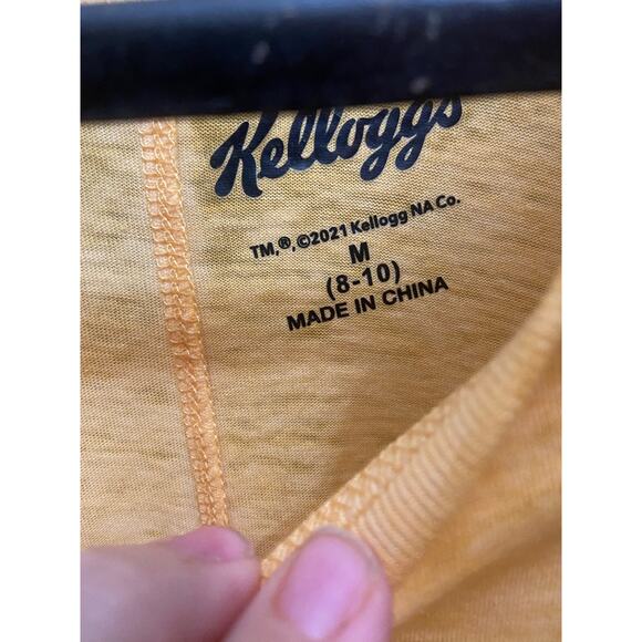 Kellogg's women’s yellow waffle T-shirt size medium - Picture 3 of 5